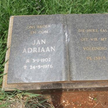 GOUWS Jan Adriaan 1902-1976