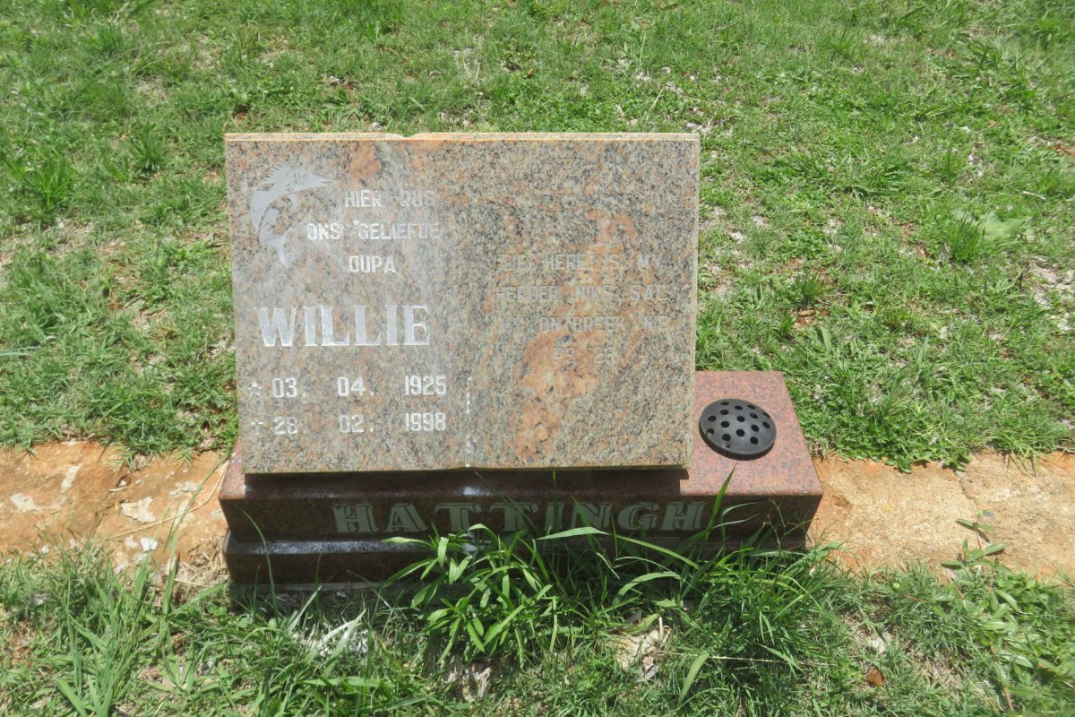 HATTINGH Willie 1925-1998