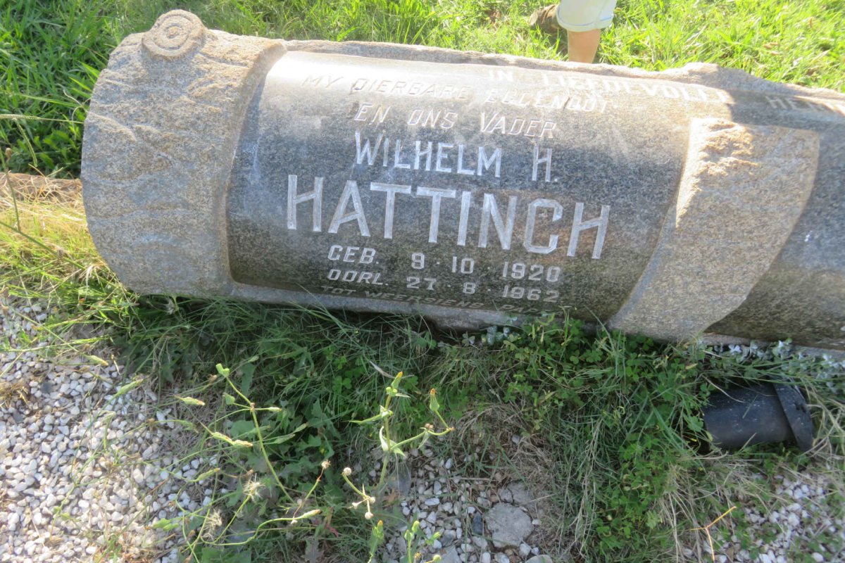 HATTINGH Wilhelm H. 1920-1962 &amp; Theunie 1921-2003