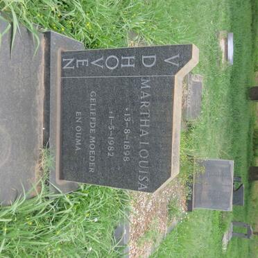 HOVEN Martha Louisa, v.d. 1898-1982