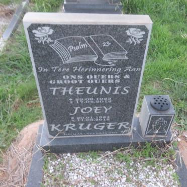 KRUGER Theunis 1923-2012 &amp; Joey 1924-2012