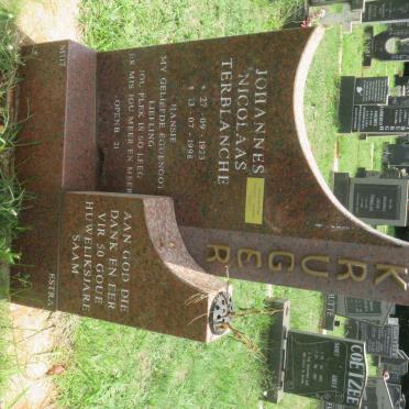 KRUGER Johannes Nicolaas Terblance 1923-1998 &amp; Anna Jacoba 1929-2019
