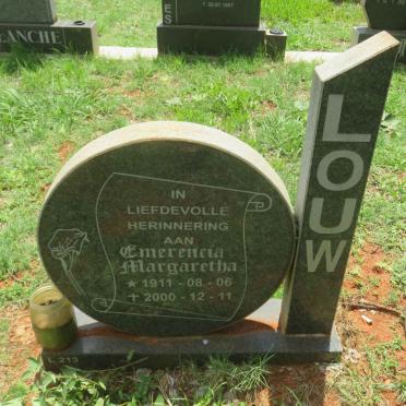 LOUW Emerencia Margaretha 1911-2000
