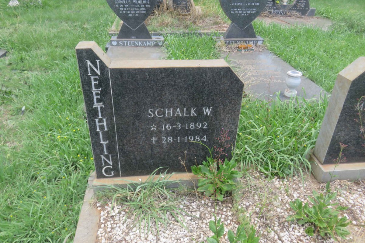 NEETHLING Schalk W. 1892-1984 