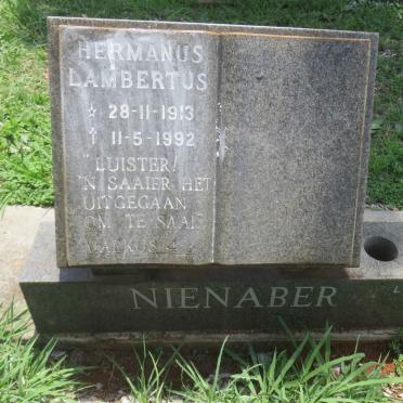 NIENABER Hermanus Lambertus 1913-1992