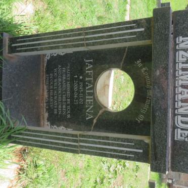 NZIMANDE Jaftaliena 1945-2000