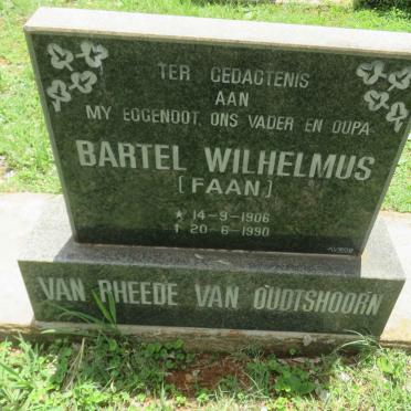 OUDTSHOORN Bartel Wilhelmus, VAN RHEEDE VAN 1906-1990