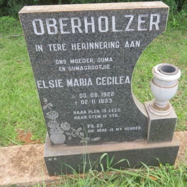 OBERHOLZER Elsie Maria Cecilea 1922-1993
