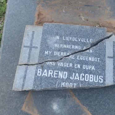 OPPERMAN Barend Jacobus 1929-2001