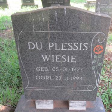 PLESSIS Wiesie, du 1927-1994