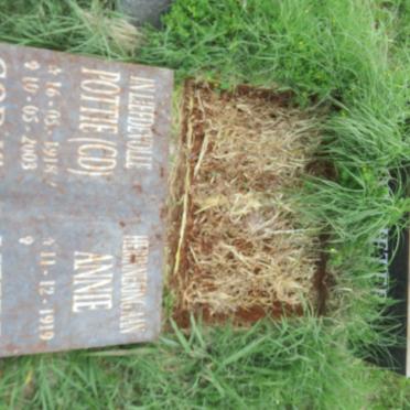 POTGIETER C.D. 1918-2003 & Annie 1919-