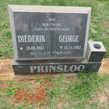 PRINSLOO Diederik George 1921-1992