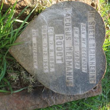 ROODT Jacobus Hermanus 1889-1945