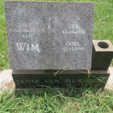 RENSBURG Wim, Janse van 1930-1999