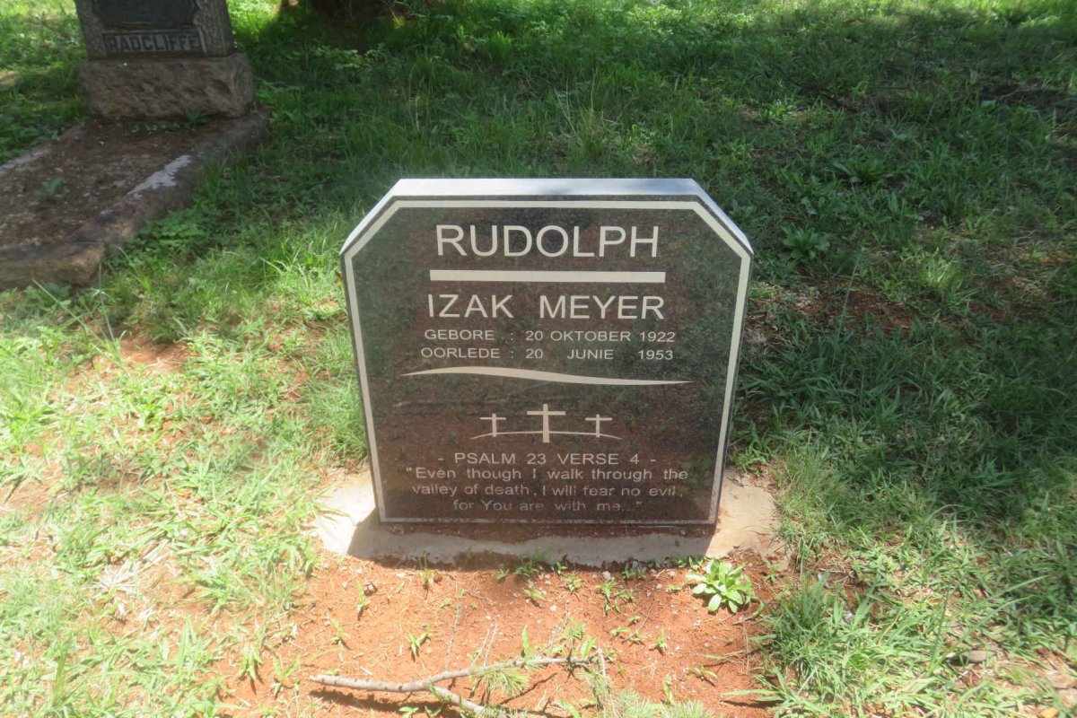 RUDOLPH Izak Meyer 1922-1953