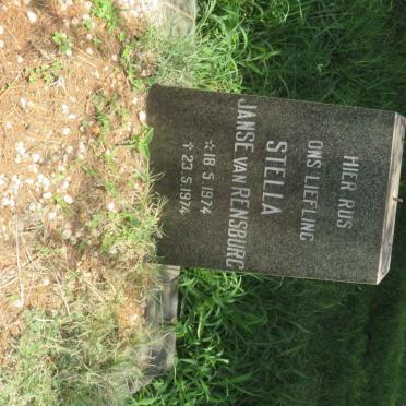 RENSBURG Stella, Janse van 1974-1974