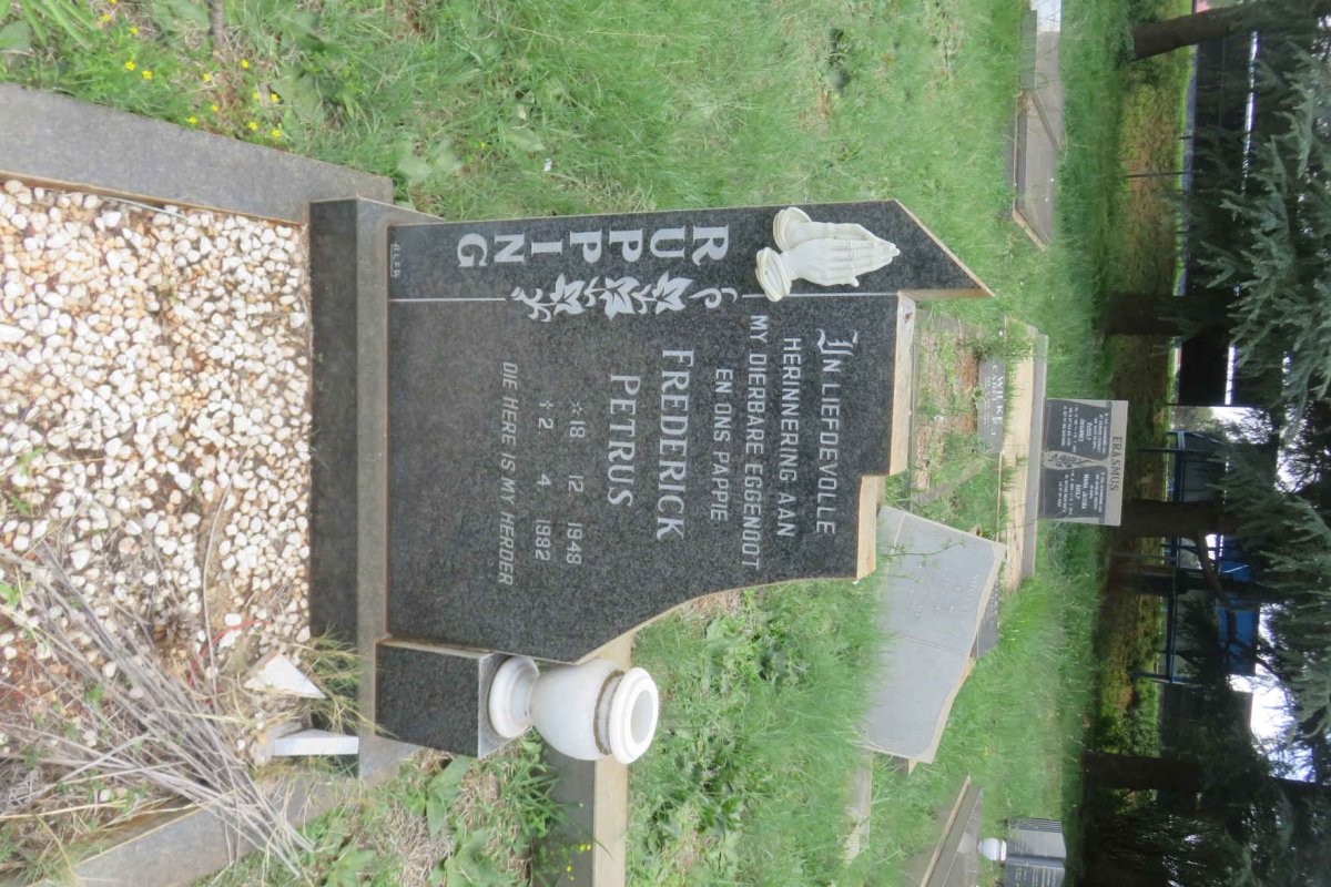 RUPPING Frederick Petrus 1948-1982