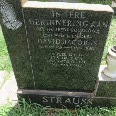 STRAUSS David Jacobus 1949-1990