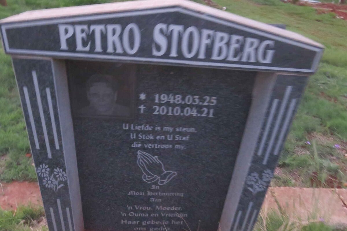 STOFBERG Petro 1948-2010