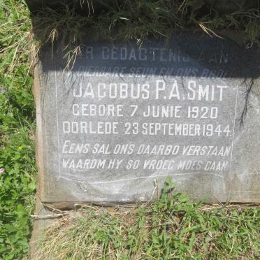 SMIT Jacobus P.A. 1920-1944