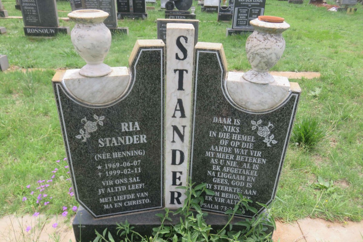 STANDER Ria nee HENNING 1969-1999