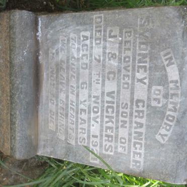 VICKERS Sydney Granger -1921