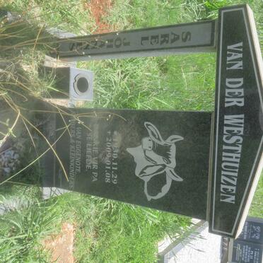 WESTHUIZEN Sarel Johannes, van der 1930-2009