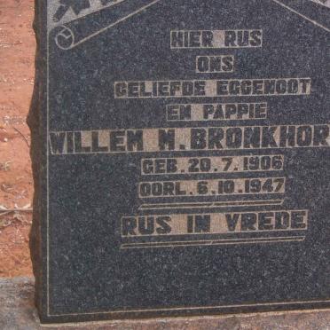 BRONKHORST Willem M. 1906-1947