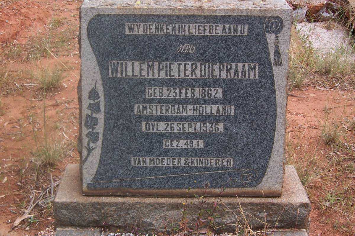 DIEPRAAM Willem Pieter 1862-1936