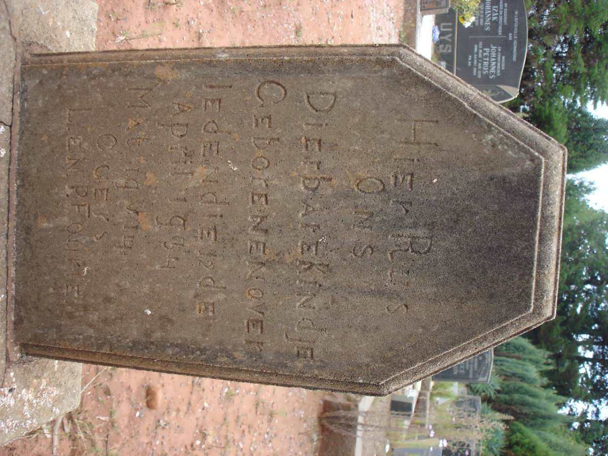 FOURIE Baby 1934-1934