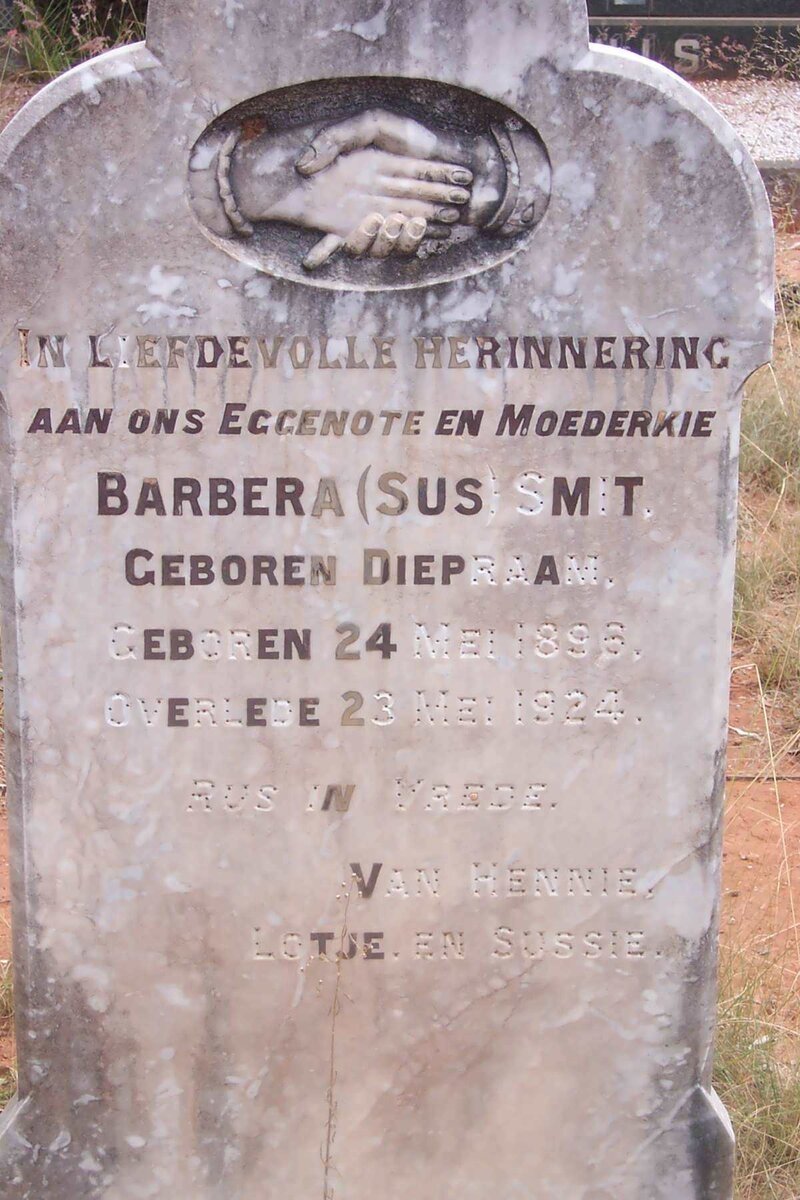 SMIT Barbera nee DIEPRAAM 1896-1924