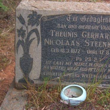 STEENKAMP Theunis Gerhardus Nicolaas 1877-1923