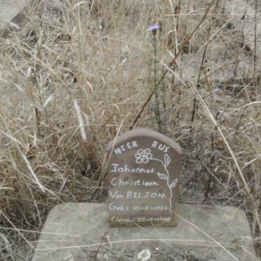 BILJON Johannes Christiaan, van 1956-1990