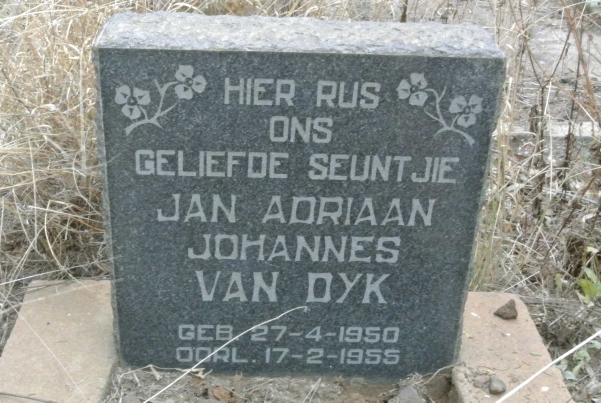 DYK Jan Adriaan Johannes, van 1950-1955