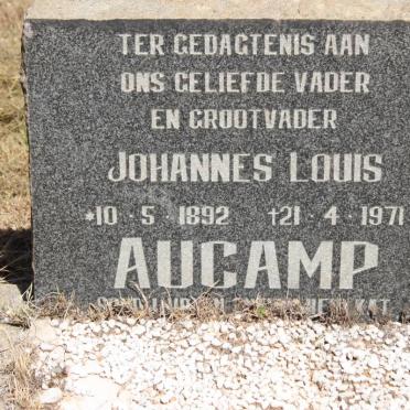 AUCAMP Johannes Louis 1892-1971