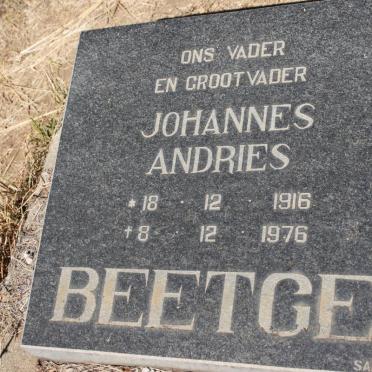 BEETGE Johannes Andries 1916-1976