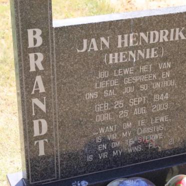 BRANDT Jan Hendrik 1944-2003