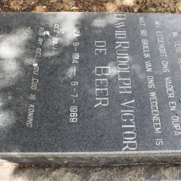 BEER David Rudolph Victor, de 1914-1969