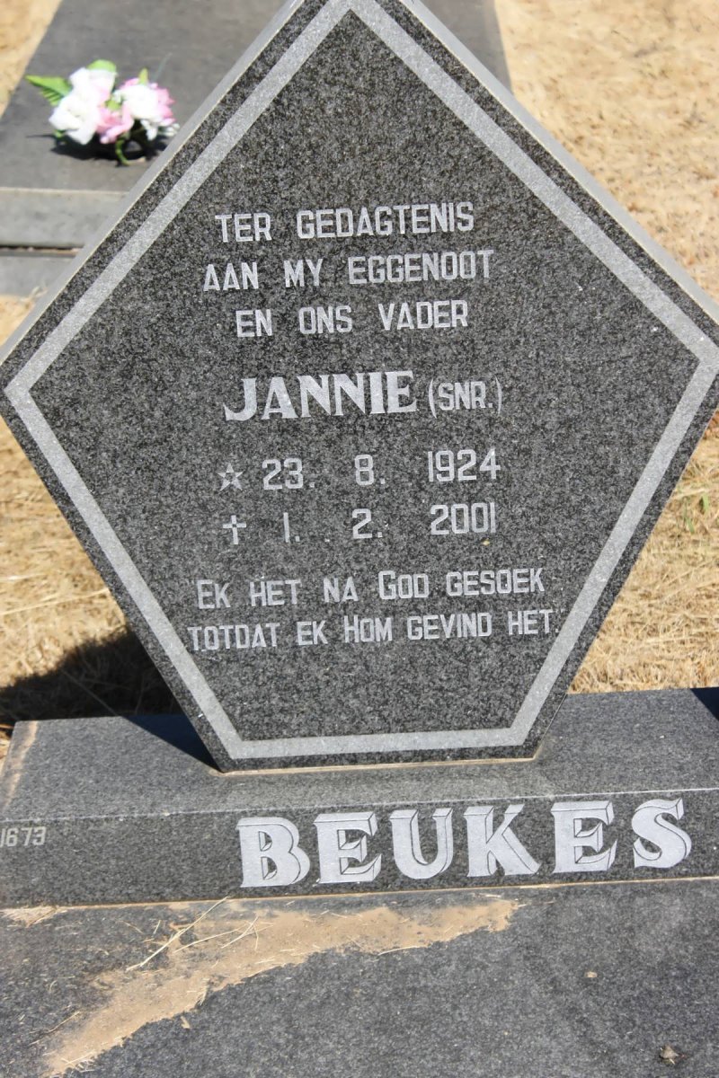 BEUKES Jannie 1924-2001