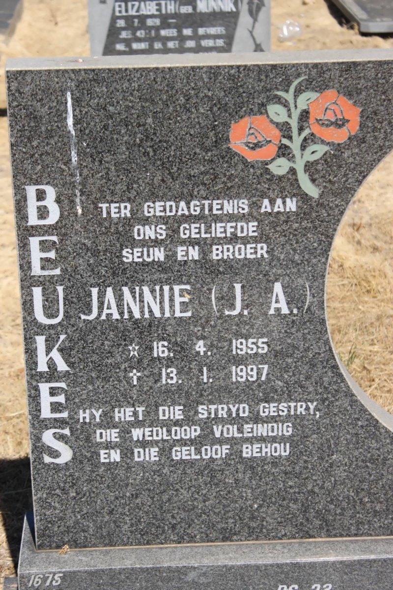 BEUKES J.A. 1955-1997