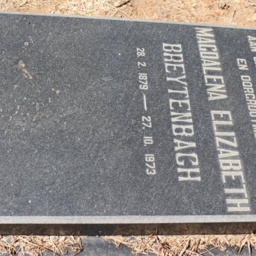 BREYTENBACH Magdalena Elizabeth 1879-1973