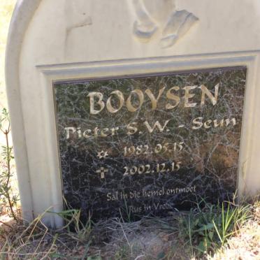 BOOYSEN Pieter S.W. -seun 1982-2002
