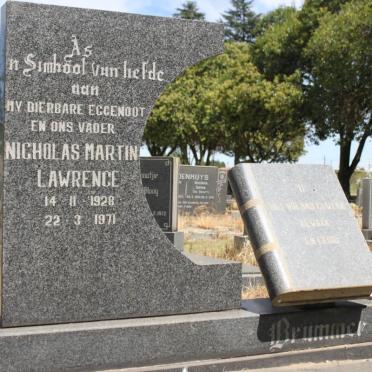 BRUMMER Nicholas Martin Lawrence 1928-1971