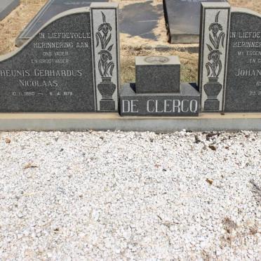 CLERCQ Theunis Gerhardus Nicolaas, de 1880-1979 &amp; Johanna Wilhelmina ESTERHUYSEN 1887-1973