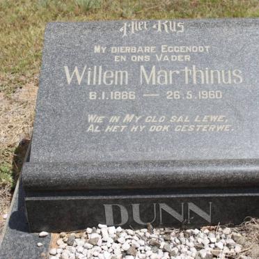 DUNN Willem Marthinus 1886-1960