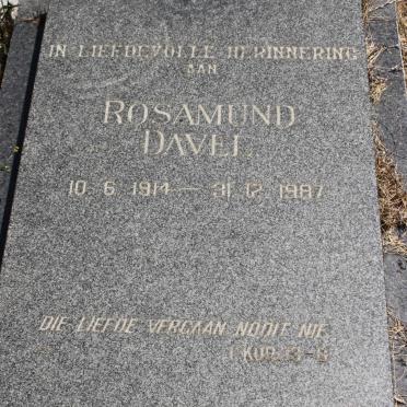 DAVEL Rosamund 1914-1987