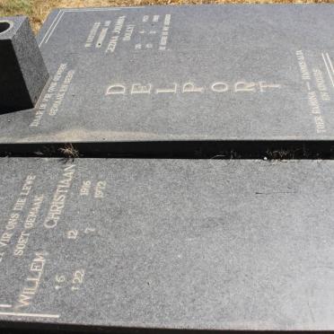 DELPORT Willem Christiaan 1916-1972 &amp; Gezina Johanna 1923-1988