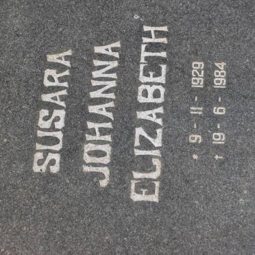 GOUWS Susara Johanna Elizabeth 1929-1984