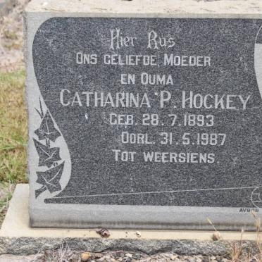 HOCKEY Catharina P. 1893-1987