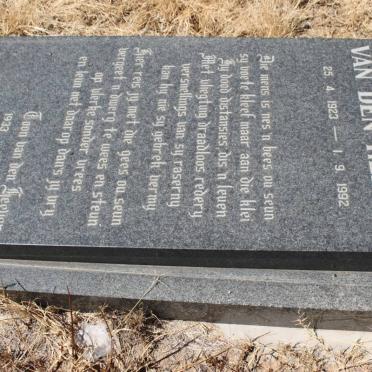 HEEVER Eugene, van den 1923-1992